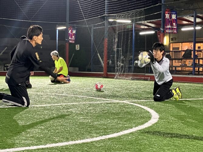 明日は、サッカーGKクリニック⚽🧤の画像