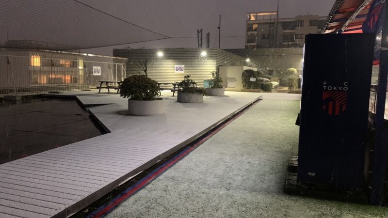 初の雪かき！⛄の画像