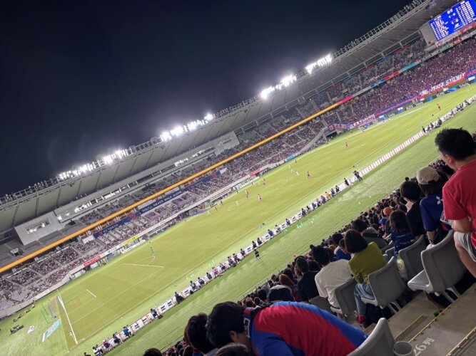 久しぶりの味の素スタジアムの画像