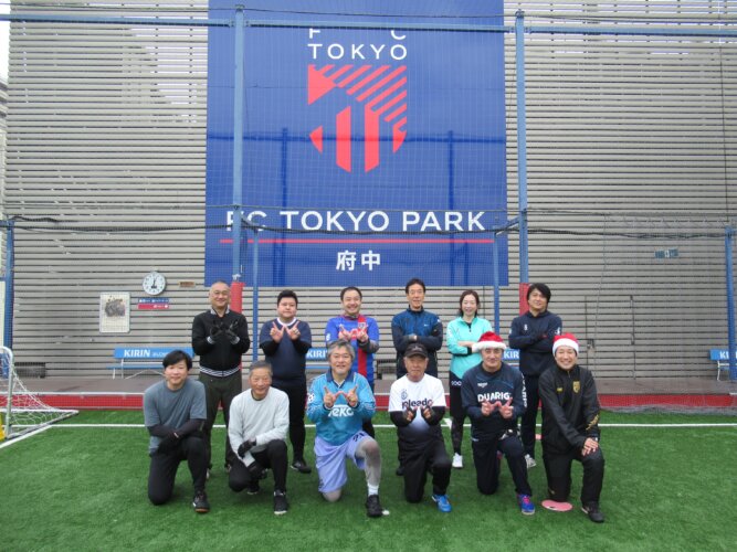 サンタとウォーキングフットボール🎄🎅⚽の画像